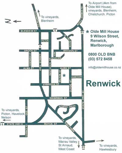 Map of Renwick Map of Renwick